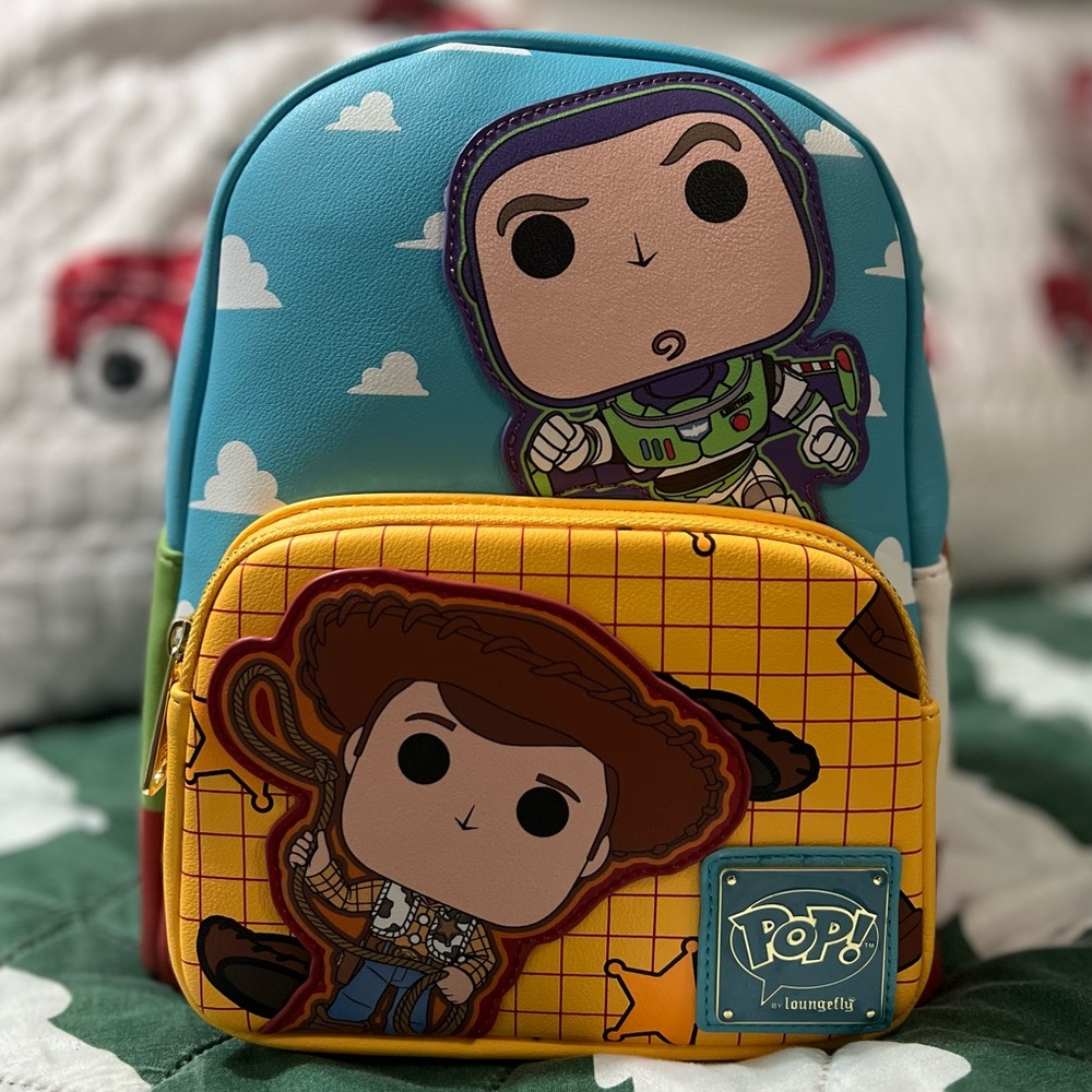 Toy Story Buzz and Woody Funko Loungefly mini Backpack